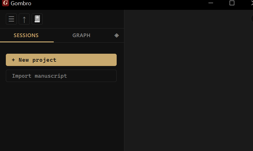 Gombro desktop — explorer, editor and terminal